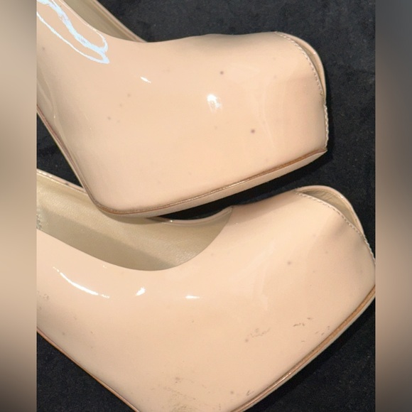 NIB Giuseppe Zanotti Nude patent peeptoe platform heels - Sz 7 or 37 - Picture 11 of 12